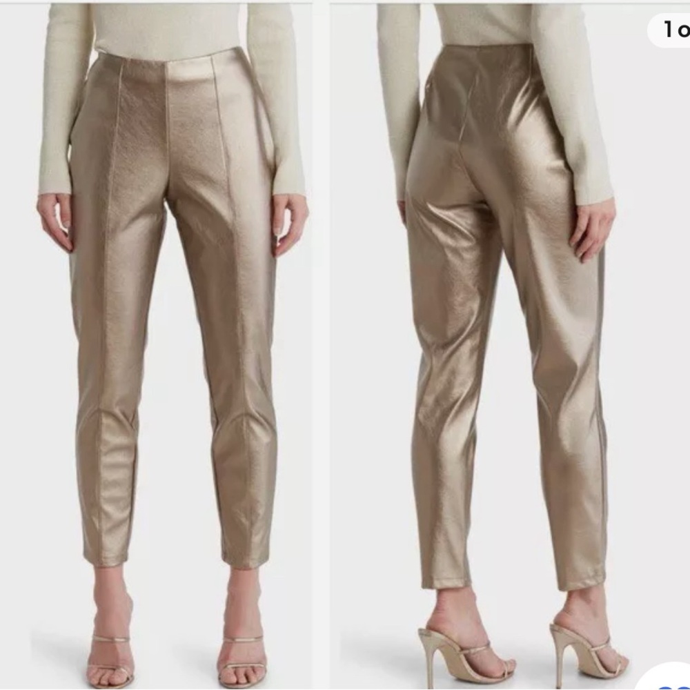 Elegant Gold Women's Pants